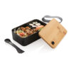 RCS RPP lunchbox with bamboo lid - Black