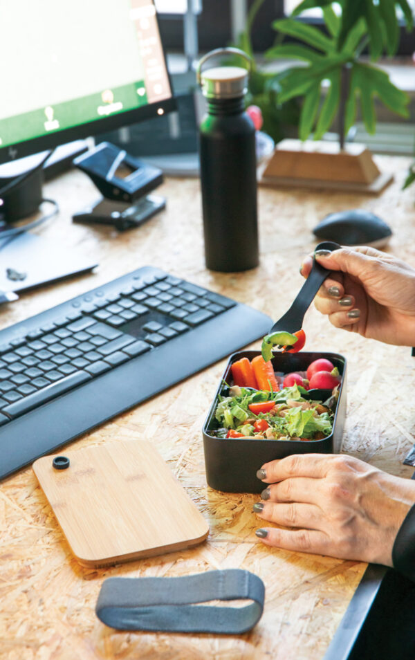 RCS RPP lunchbox with bamboo lid - Black