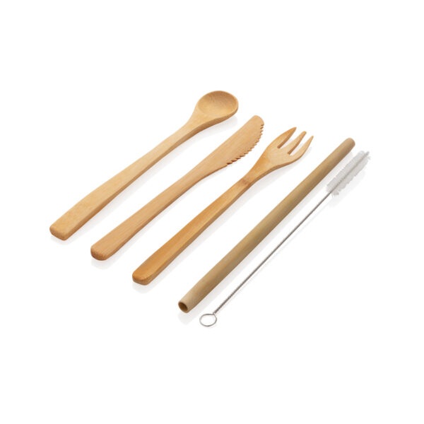 Reusable bamboo travel cutlery set - Home & Barware