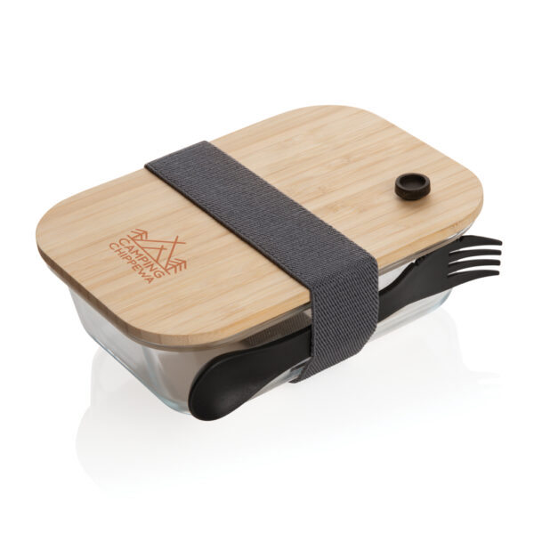 Glass lunchbox with bamboo lid - Home & Barware