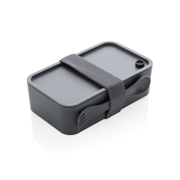 PP lunchbox with spork - Anthracite