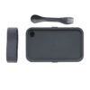 PP lunchbox with spork - Anthracite