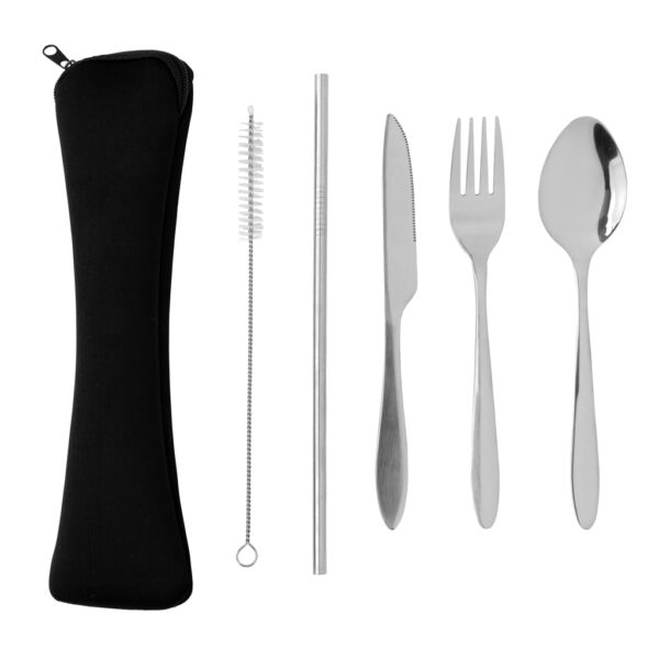 4 PCS stainless steel re-usable cutlery set - Home & Barware