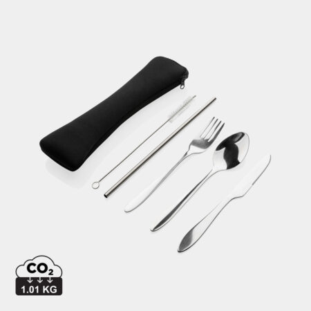 4 PCS stainless steel re-usable cutlery set - Home & Barware