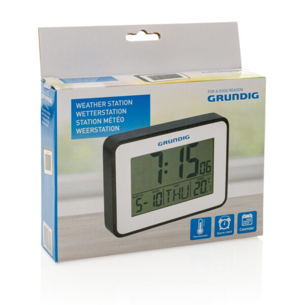 Grundig weatherstation alarm and calendar - Technology