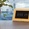 Utah RCS recycled plastic and bamboo LED clock - Technology