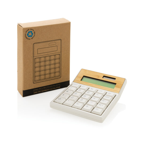 Utah RCS recycled plastic and  bamboo calculator - Technology