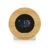 Utah RCS rplastic and bamboo LCD desk clock - Technology