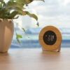 Utah RCS rplastic and bamboo LCD desk clock - Technology