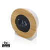 Utah RCS rplastic and bamboo LCD desk clock - Technology