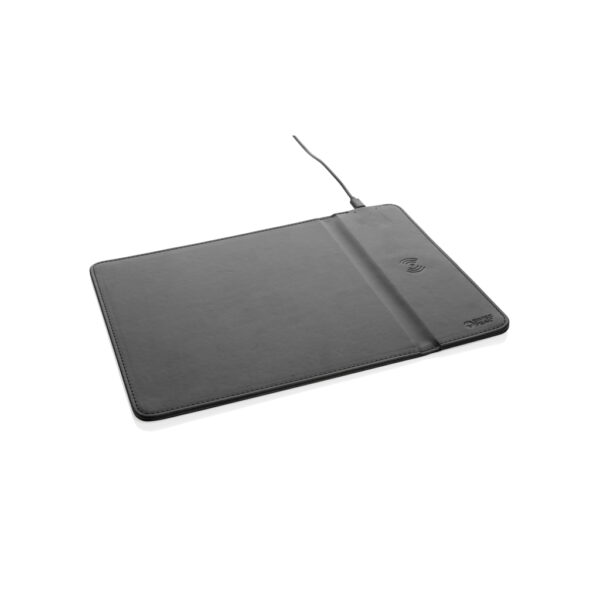 Swiss Peak RCS recycled PU 10W wireless charging mousepad - Accessories