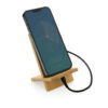 Bamboo phone stand in kraft box - Accessories