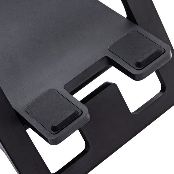 SnapStand RCS recycled plastic foldable phone stand - Black