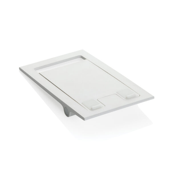 SnapStand RCS recycled plastic foldable phone stand - White