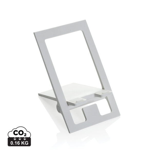 SnapStand RCS recycled plastic foldable phone stand - White