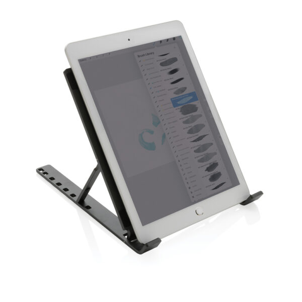 Terra RCS recycled aluminium universal laptop/tablet stand - Accessories