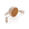 Cork and Wheat 6-in-1 retractable cable - Chargers & Powerbanks