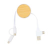 RCS recycled plastic Ontario 6-in-1 retractable cable - Chargers & Powerbanks