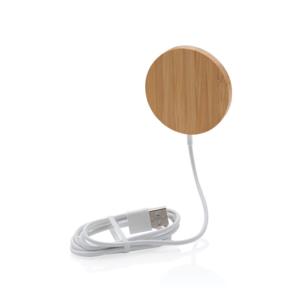 10W bamboo magnetic wireless charger - Chargers & Powerbanks