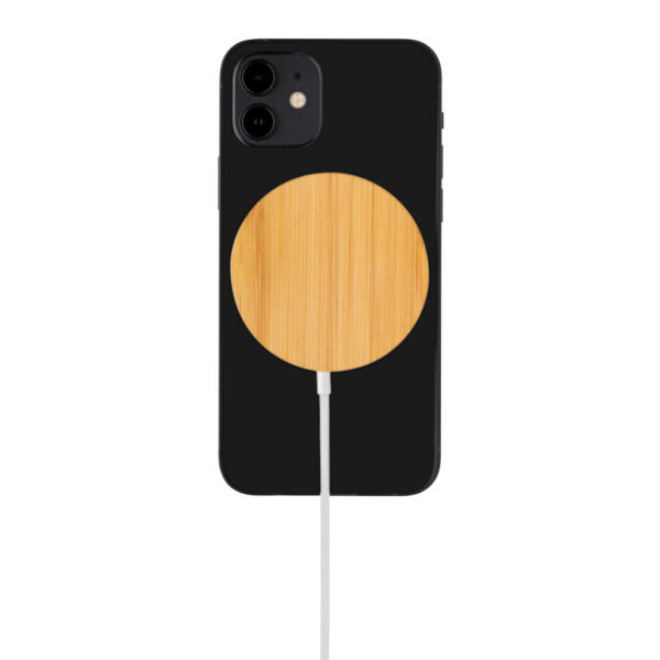 10W bamboo magnetic wireless charger - Chargers & Powerbanks