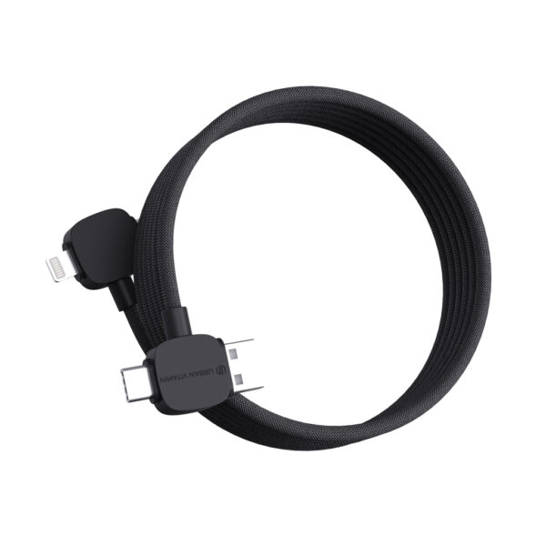 Urban Vitamin Stockton 65W RCS RTPE/RPET magnetic cable - Black