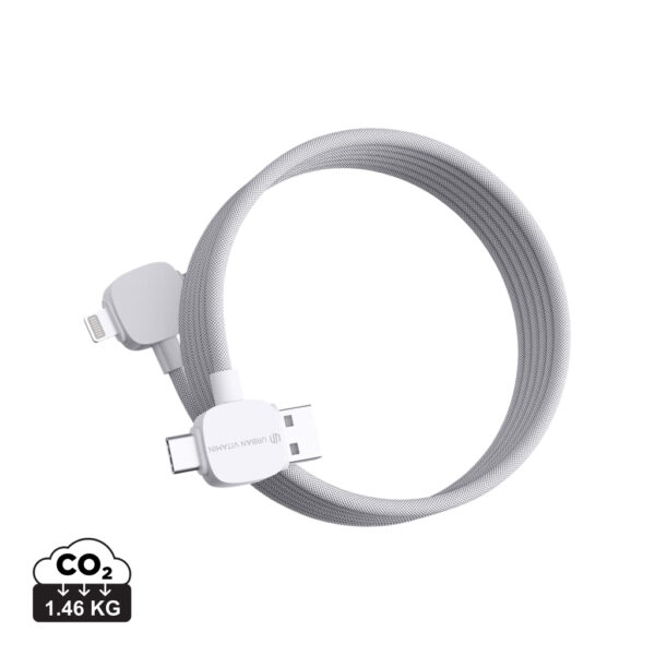 Urban Vitamin Stockton 65W RCS RTPE/RPET magnetic cable - White