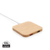 Bamboo 5W wireless charger with USB - Chargers & Powerbanks