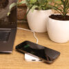 RCS recycled plastic 10W Wireless charger with USB Ports - White