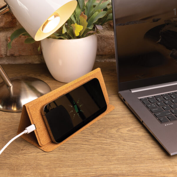 10W wireless charging cork mousepad and stand - Chargers & Powerbanks