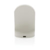 RCS recycled plastic double coil wireless stand 15W - White