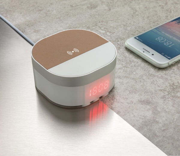 Aria 5W Wireless Charging Digital Clock - Chargers & Powerbanks