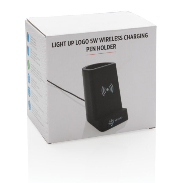 Light up logo 5W wireless charging pen holder - Chargers & Powerbanks