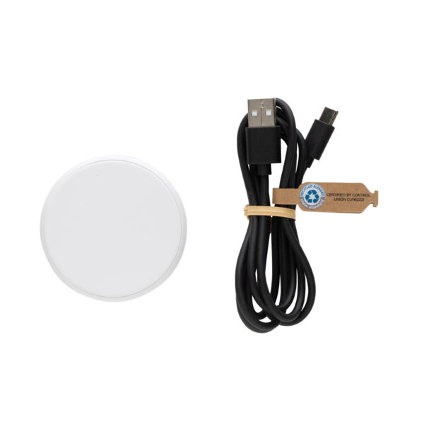 Magnapad 15W RCS rplastic magnetic 3 in 1 charging pad - White