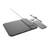 Swiss peak RCS recycled PU 15W 3 in 1 charging mousepad - Chargers & Powerbanks