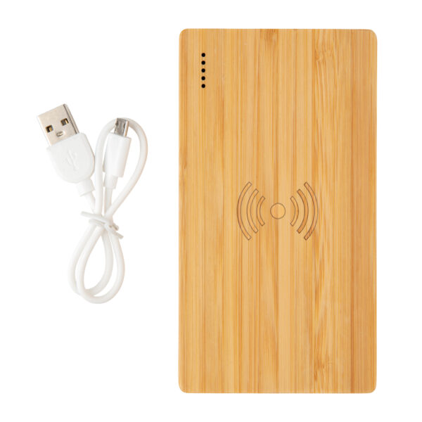 Bamboo 4.000 mAh wireless 5W Powerbank - Chargers & Powerbanks