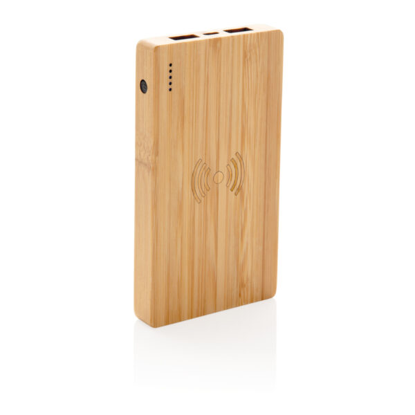 Bamboo 4.000 mAh wireless 5W Powerbank - Chargers & Powerbanks