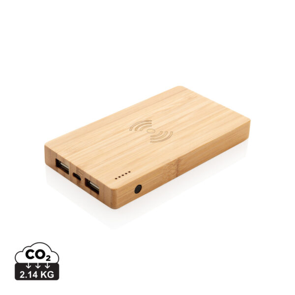 Bamboo 4.000 mAh wireless 5W Powerbank - Chargers & Powerbanks