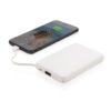 5.000 mAh Pocket Powerbank with integrated cables - White