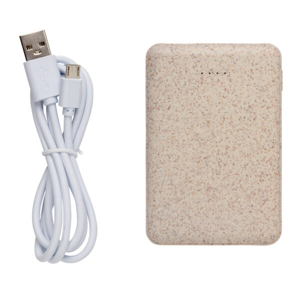 Wheat Straw 5.000 mAh Pocket Powerbank - Chargers & Powerbanks