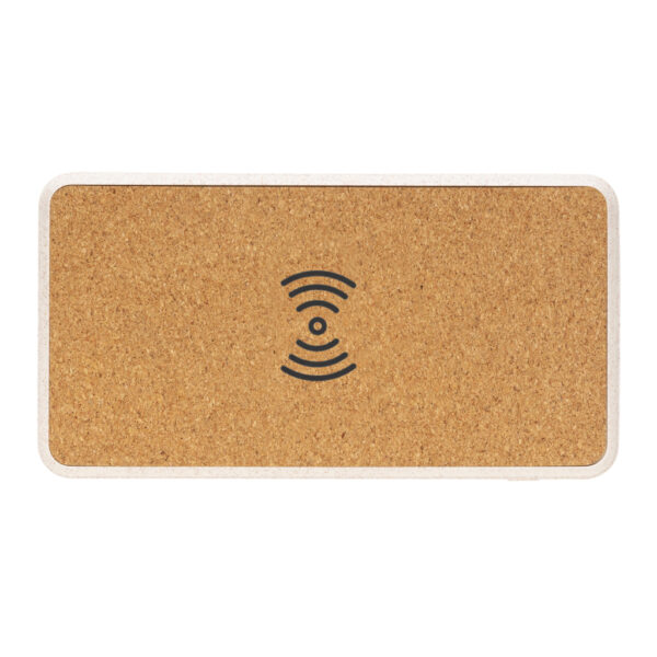 Cork and Wheat Straw 8.000 mAh 5W wireless powerbank - Chargers & Powerbanks