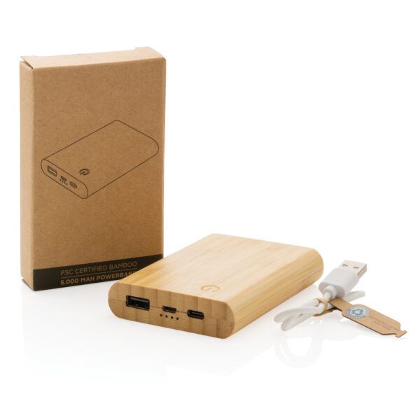 Bamboo 5.000 mAh powerbank - Chargers & Powerbanks