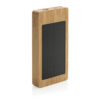 Sunwick 10.000 mAh Bamboo solar powerbank - Chargers & Powerbanks