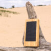 Sunwick 10.000 mAh Bamboo solar powerbank - Chargers & Powerbanks