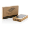 Sunwick 10.000 mAh Bamboo solar powerbank - Chargers & Powerbanks