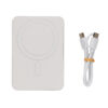 Magnetix RCS recycled plastic 5000 mah magnetic powerbank - White