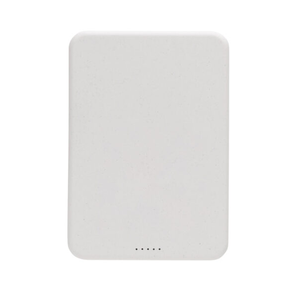 Magnetix RCS recycled plastic 5000 mah magnetic powerbank - White