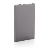 RCS recycled plastic/aluminum 4000 mah powerbank with type C - Anthracite