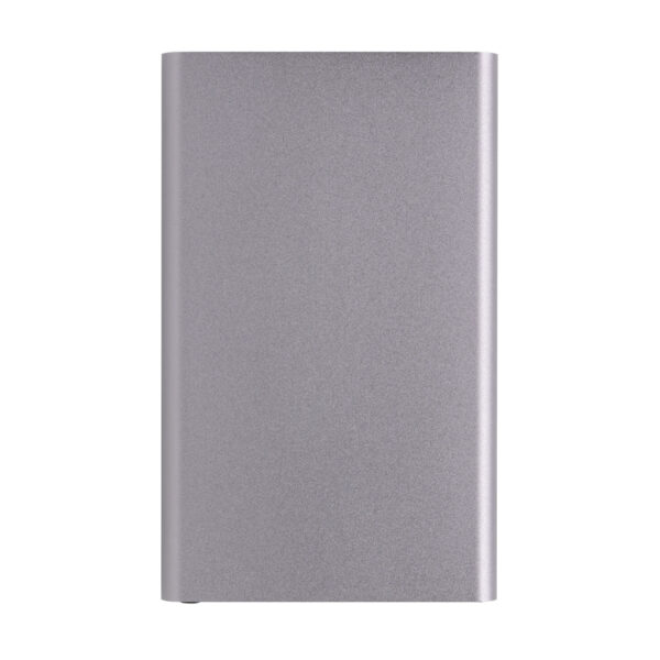 RCS recycled plastic/aluminum 4000 mah powerbank with type C - Anthracite