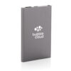 RCS recycled plastic/aluminum 4000 mah powerbank with type C - Anthracite