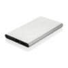 RCS recycled plastic/aluminum 4000 mah powerbank with type C - Silver